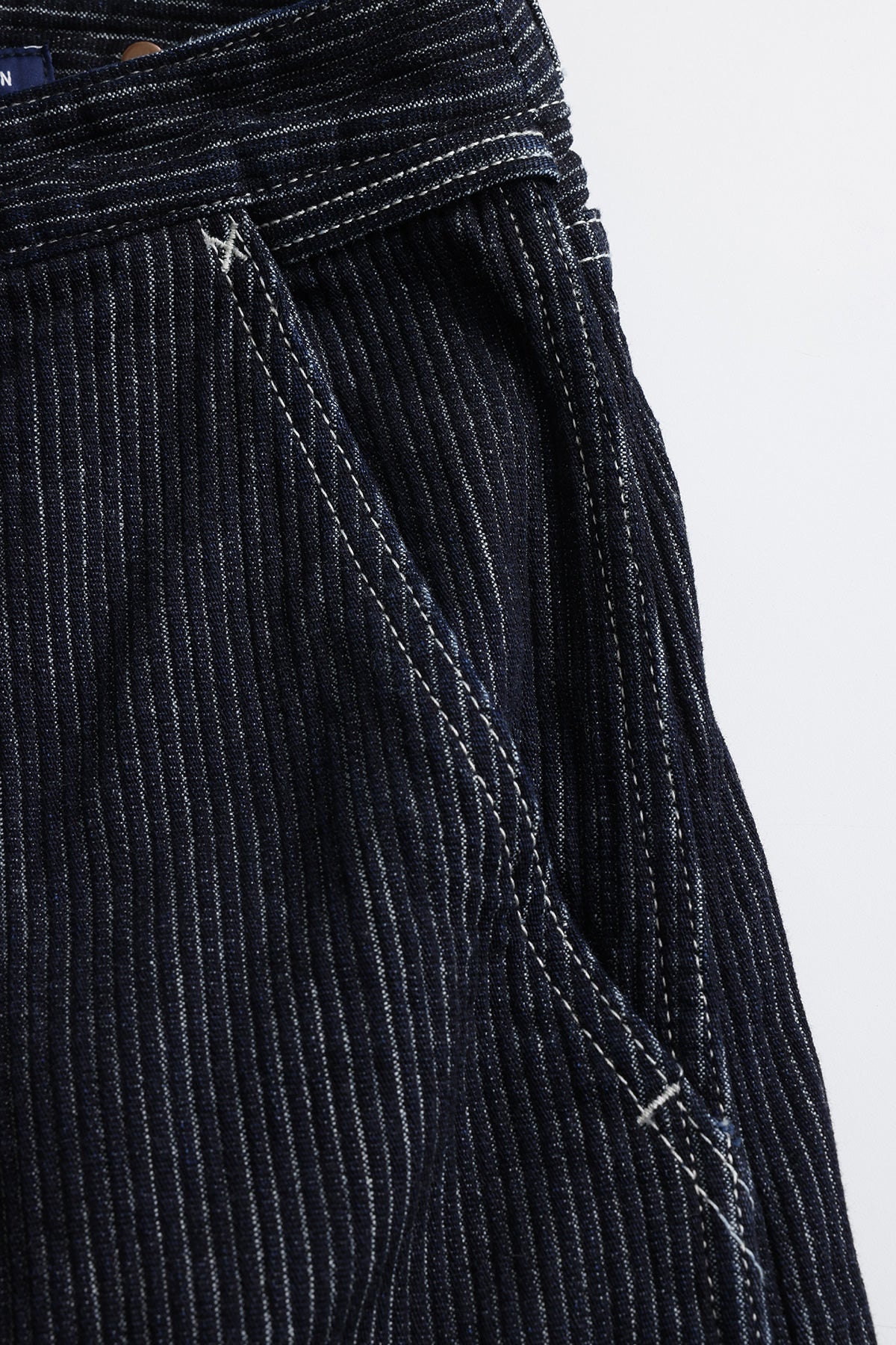 FRONT POCKET WIDE PANTS RINSE