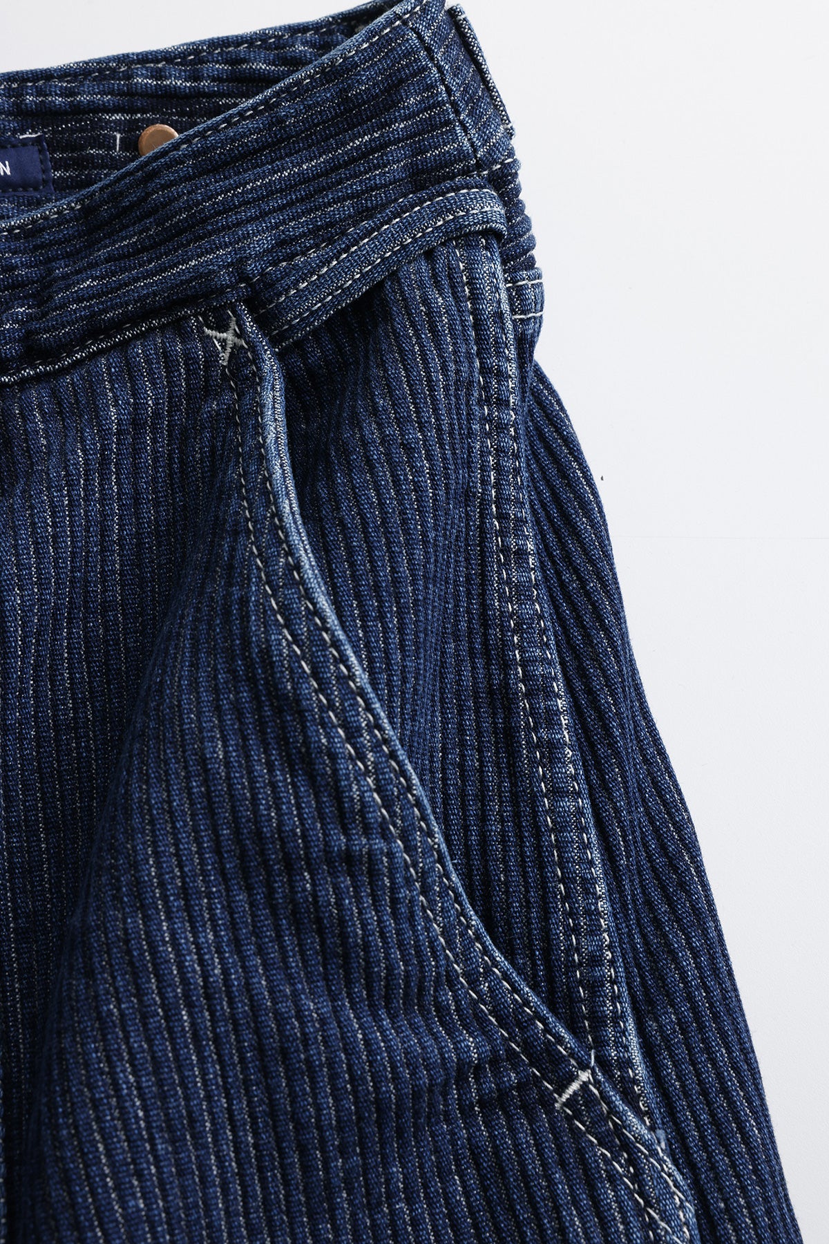 FRONT POCKET WIDE PANTS 3YR WASH