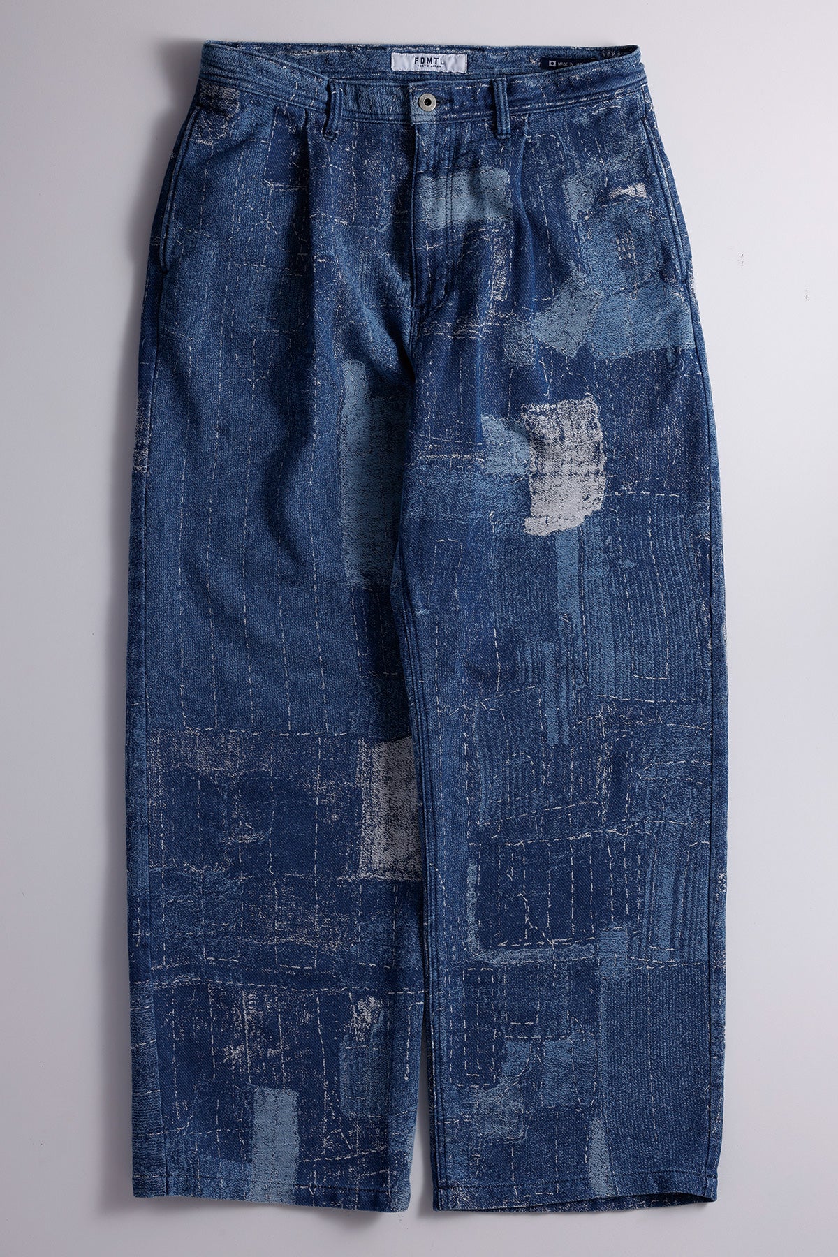 BORO JACQUARD WIDE PANTS 3YR WASH