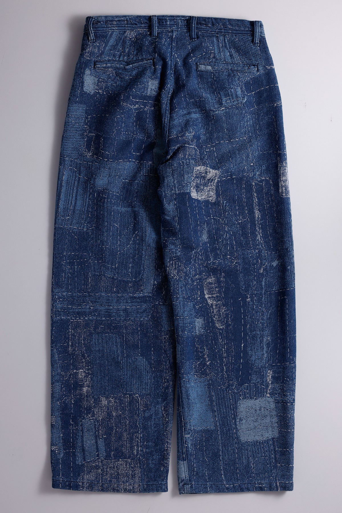 BORO JACQUARD WIDE PANTS 3YR WASH
