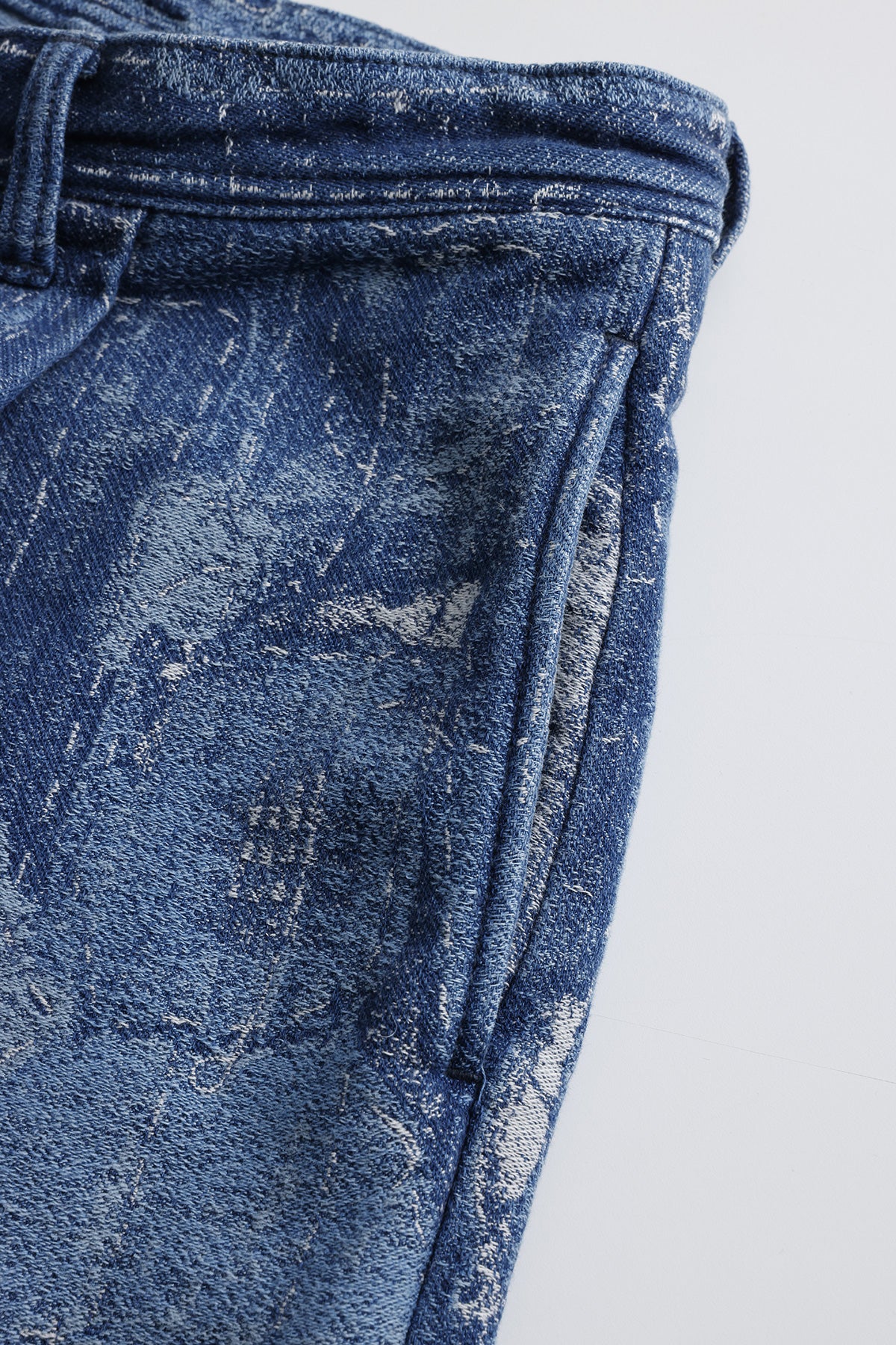 BORO JACQUARD WIDE PANTS 3YR WASH