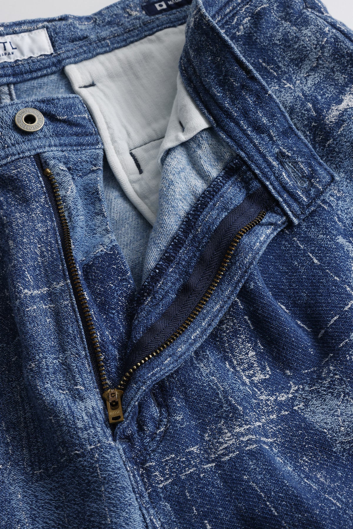BORO JACQUARD WIDE PANTS 3YR WASH
