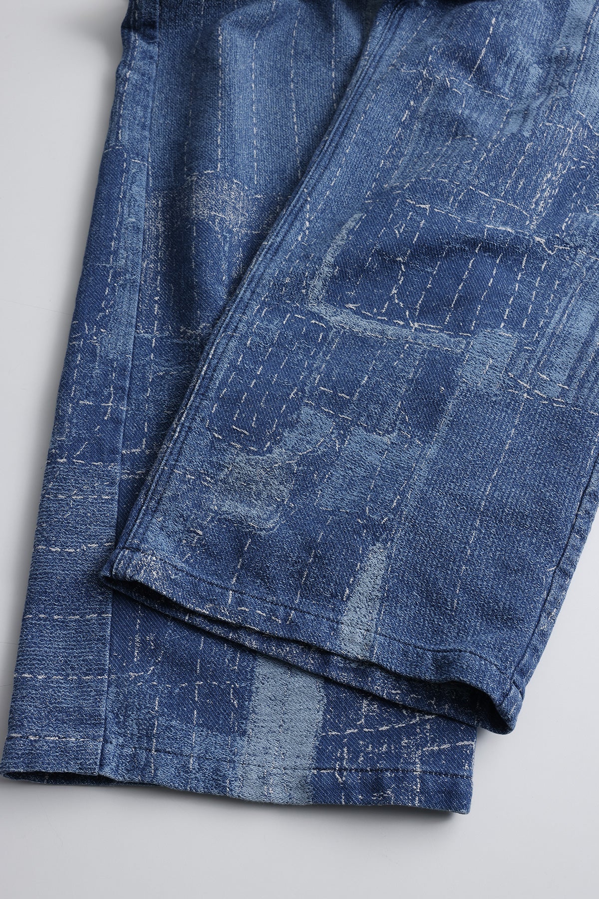 BORO JACQUARD WIDE PANTS 3YR WASH