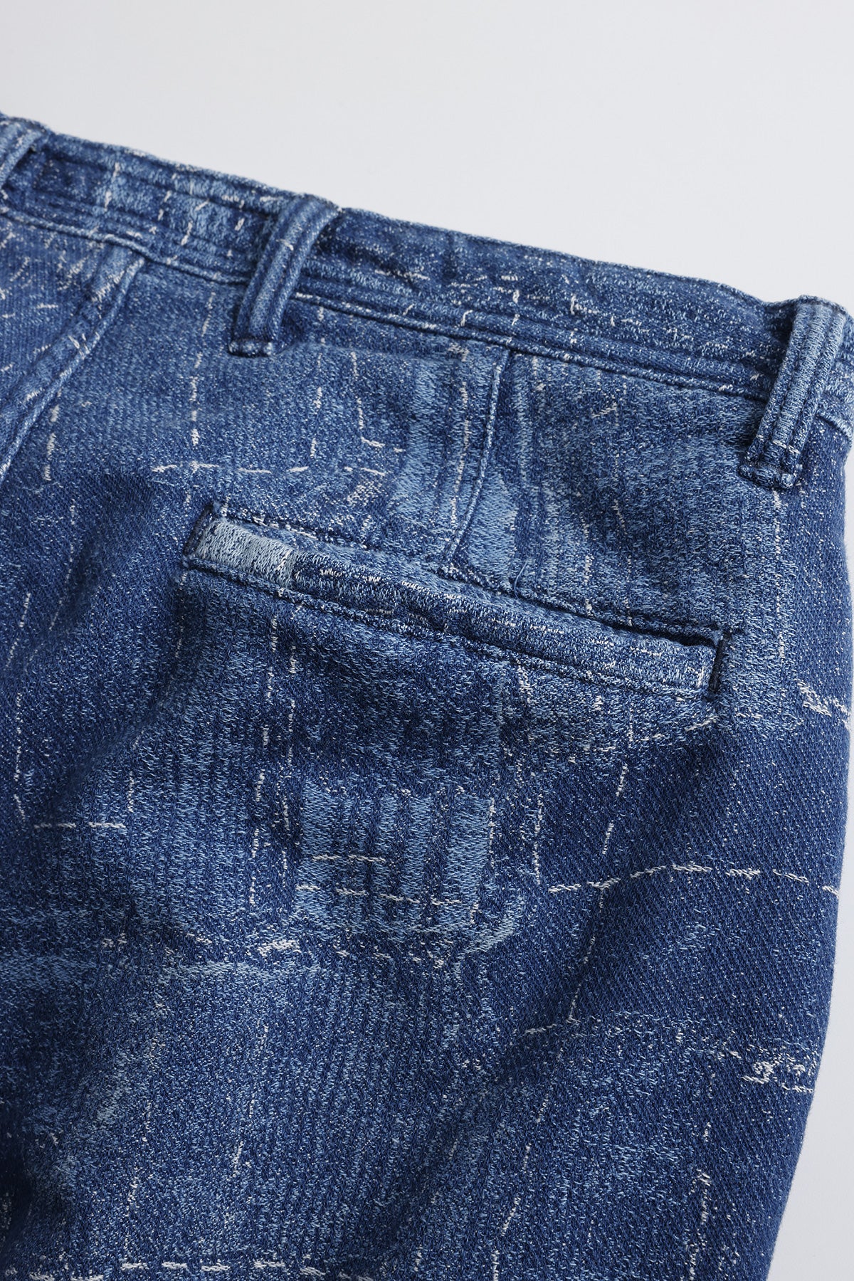 BORO JACQUARD WIDE PANTS 3YR WASH
