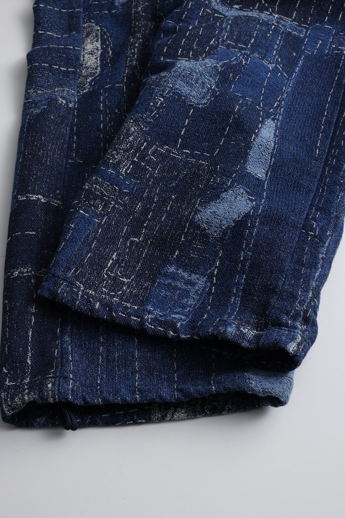 BORO JACQUARD CARGO PANTS RINSE