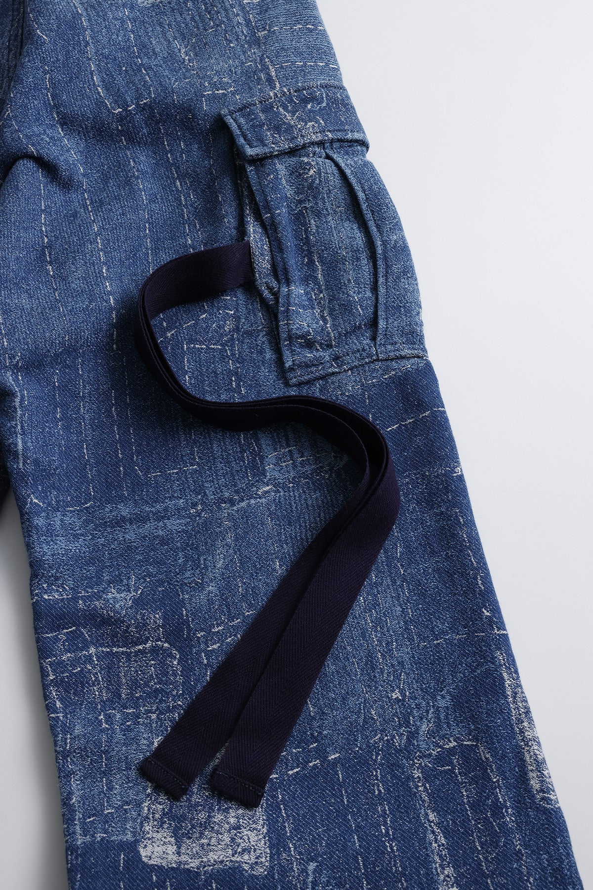 BORO JACQUARD CARGO PANTS 3YR WASH