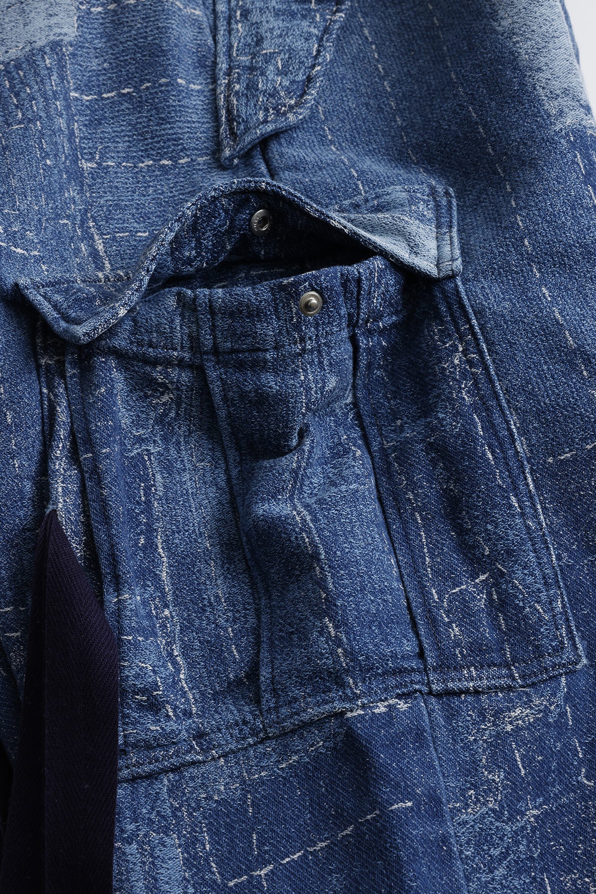 BORO JACQUARD CARGO PANTS 3YR WASH