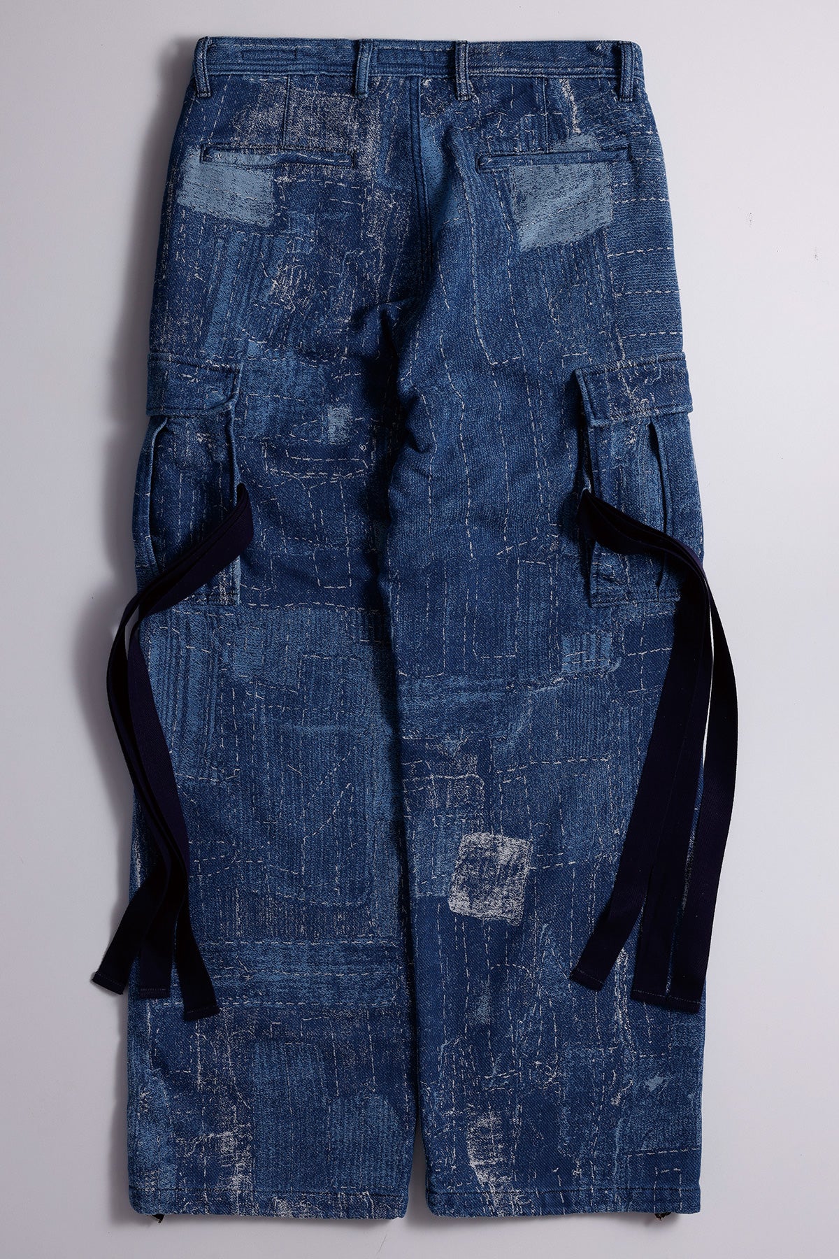 BORO JACQUARD CARGO PANTS 3YR WASH