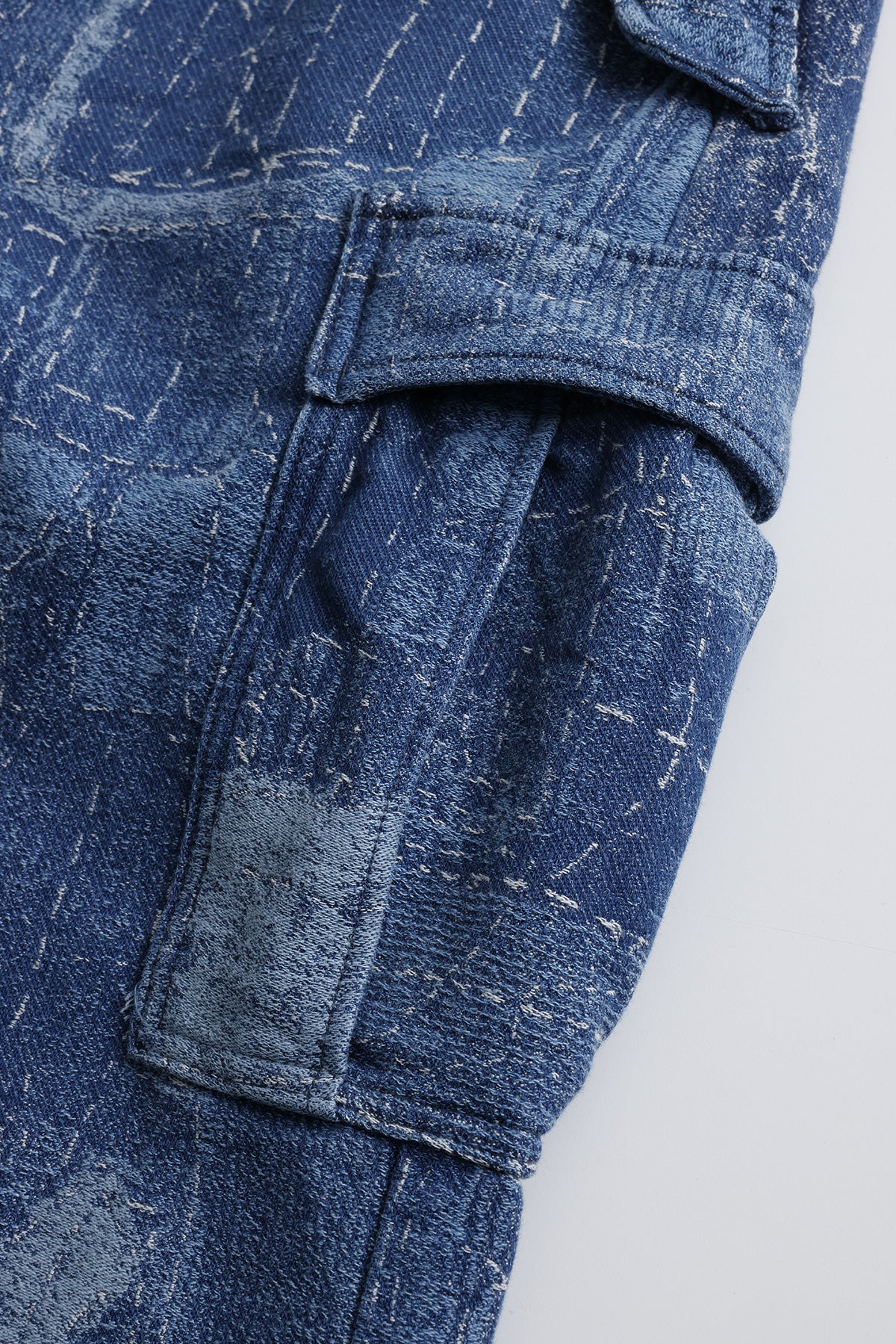 BORO JACQUARD CARGO PANTS 3YR WASH