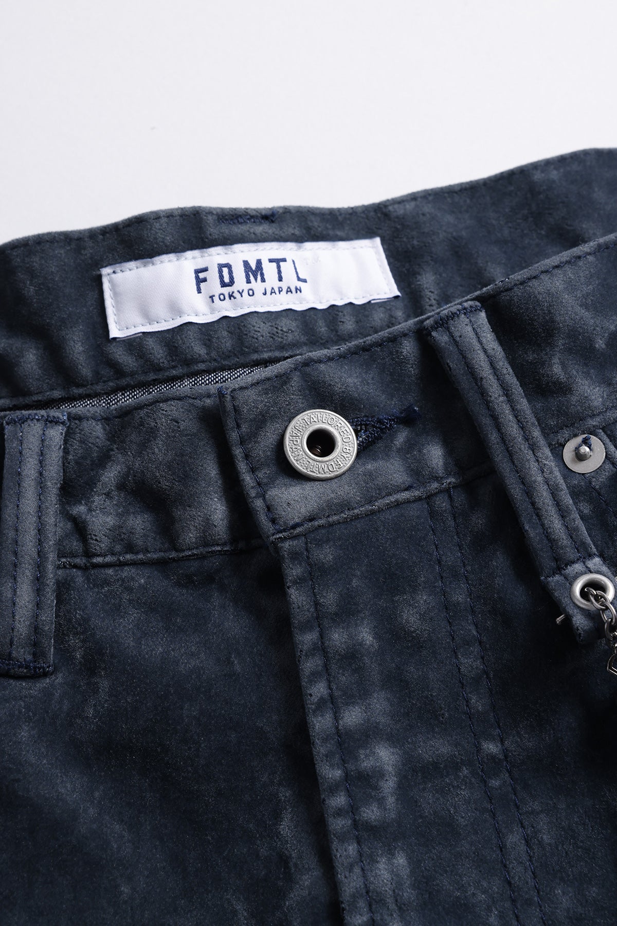 FLOCK LEATHER HAKAMA PANTS RINSE