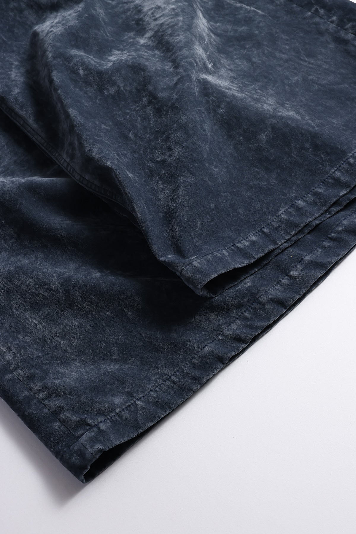 FLOCK LEATHER HAKAMA PANTS RINSE