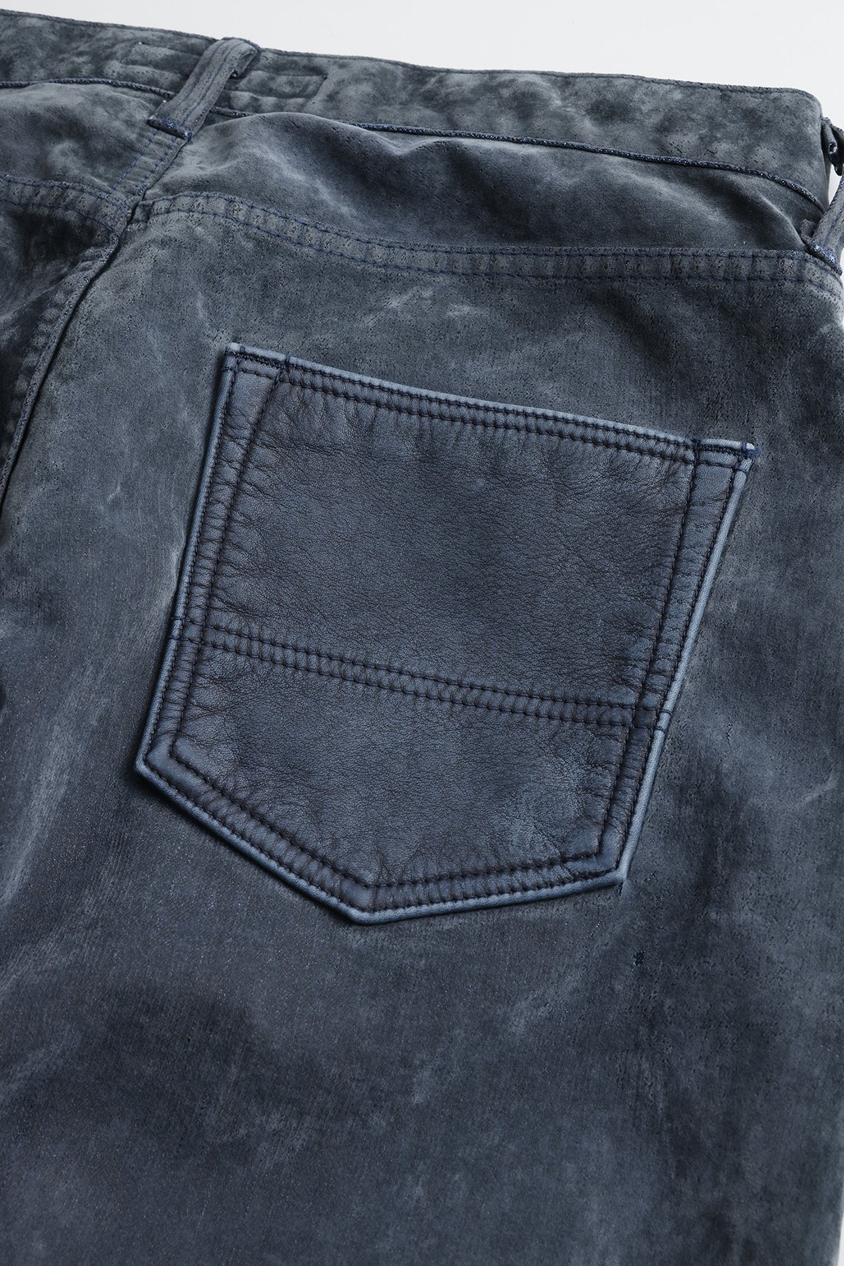 FLOCK LEATHER HAKAMA PANTS 3YR WASH