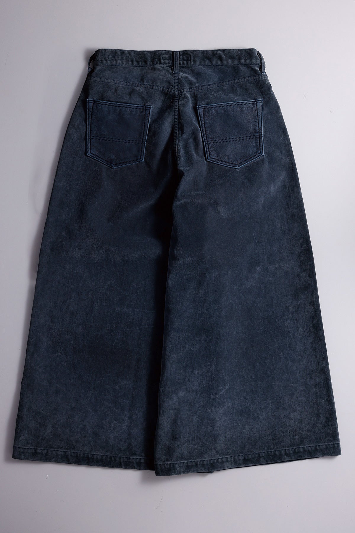 FLOCK LEATHER HAKAMA PANTS 3YR WASH