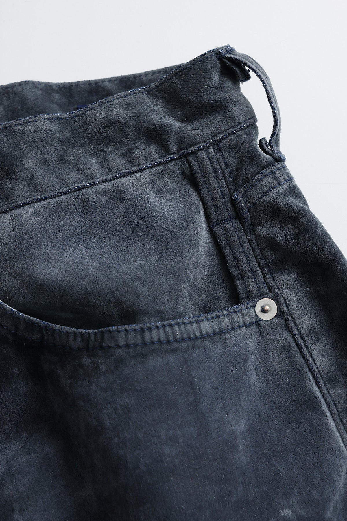 FLOCK LEATHER HAKAMA PANTS 3YR WASH