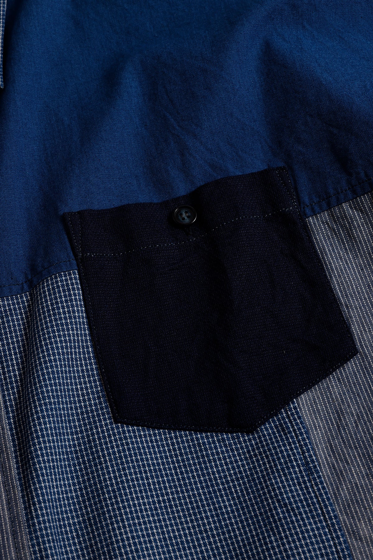 PATCHWORK SHIRT RINSE