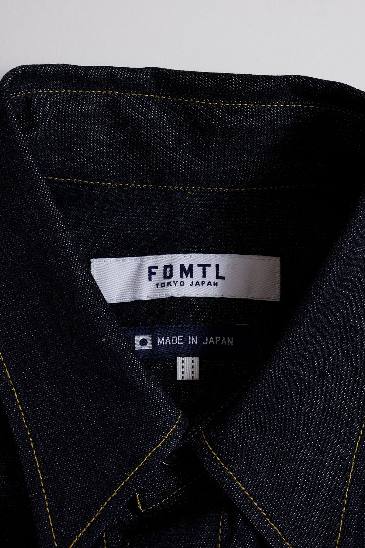 DENIM PLEATS SHIRT RINSE