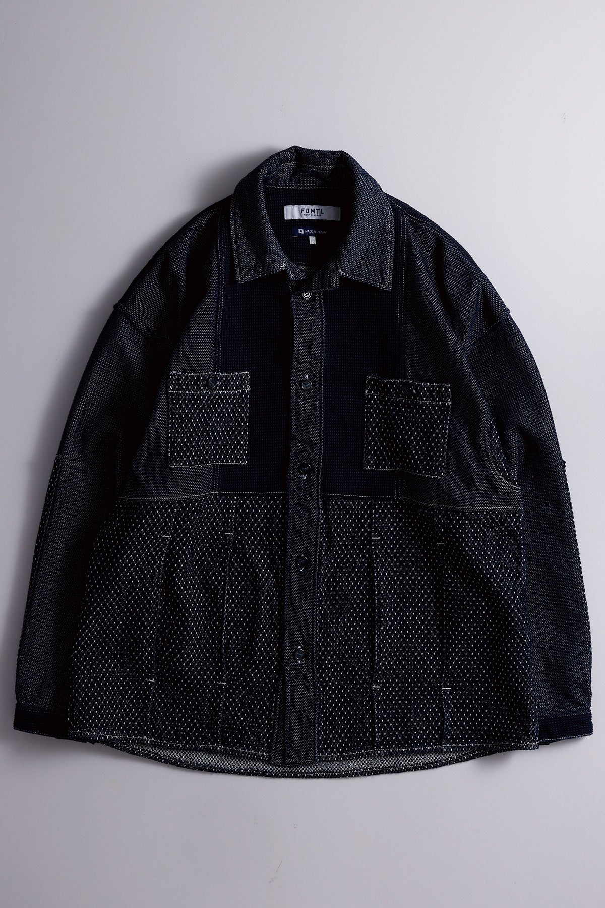 PANEL SHIRT JACKET RINSE