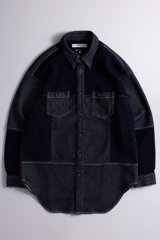 PANEL LONG SHIRT RINSE