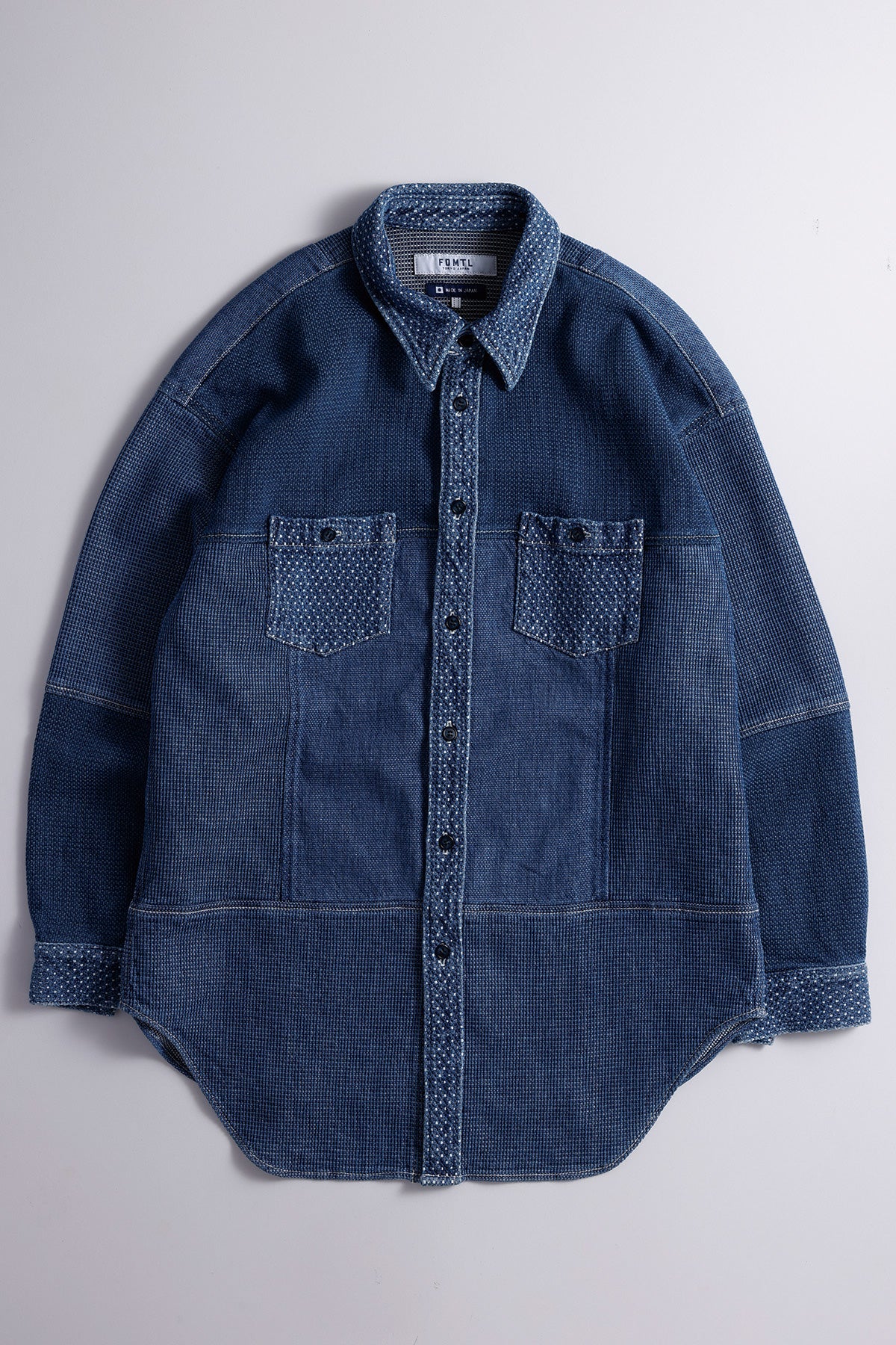 PANEL LONG SHIRT 3YR WASH