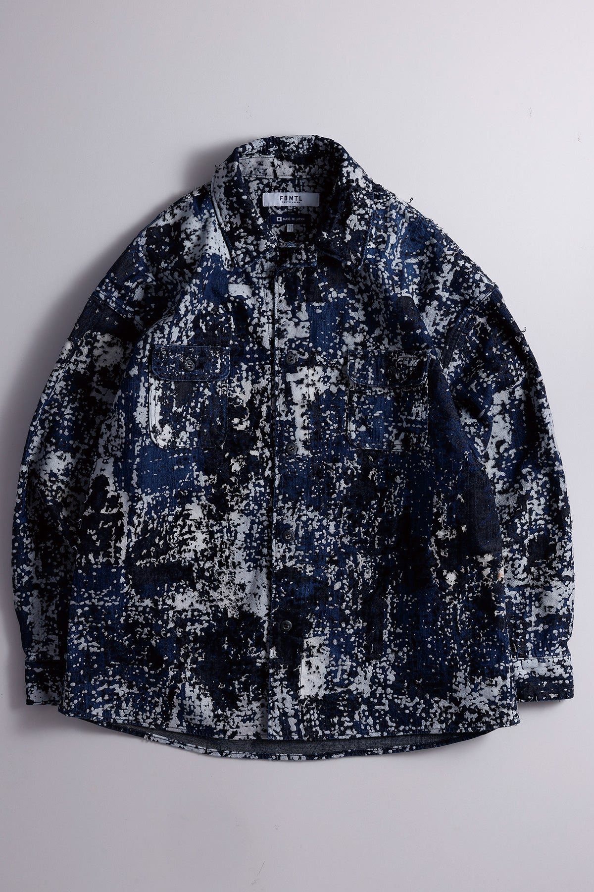 FLOCK BORO SHIRT JACKET RINSE