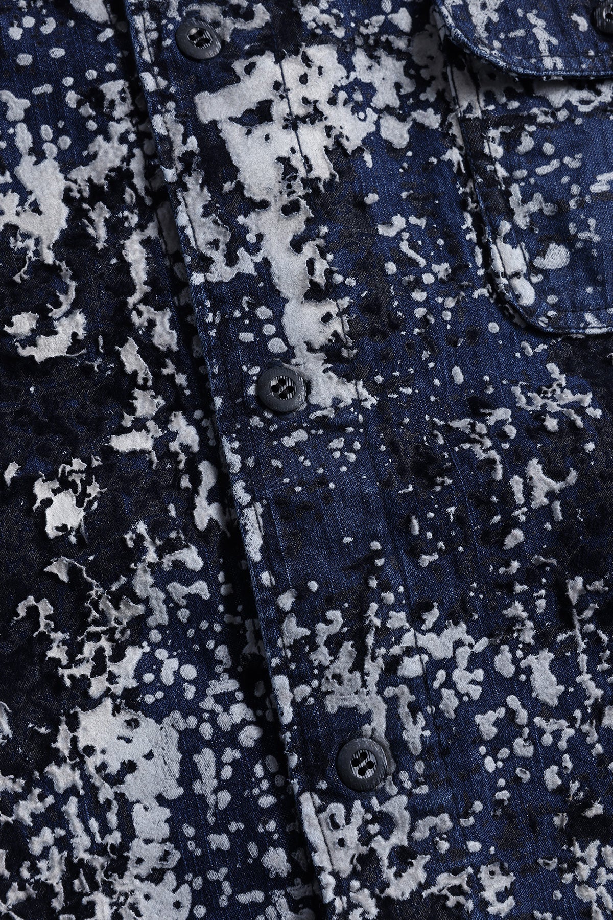 FLOCK BORO SHIRT JACKET RINSE