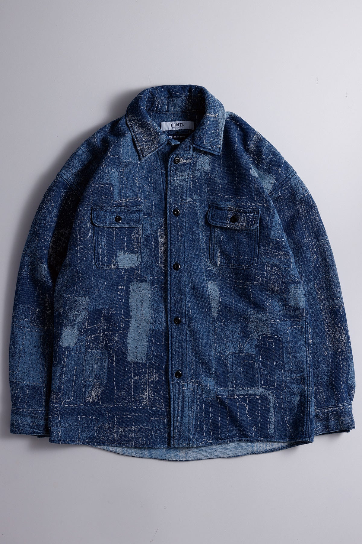 BORO JACQUARD SHIRT JACKET 3YR WASH