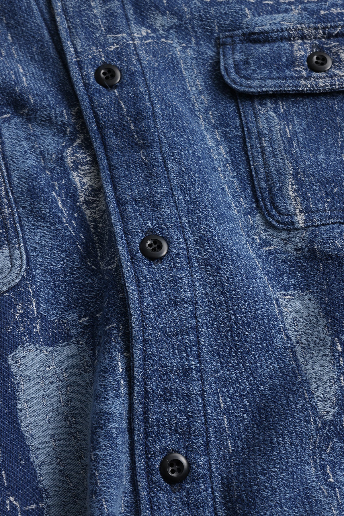 BORO JACQUARD SHIRT JACKET 3YR WASH