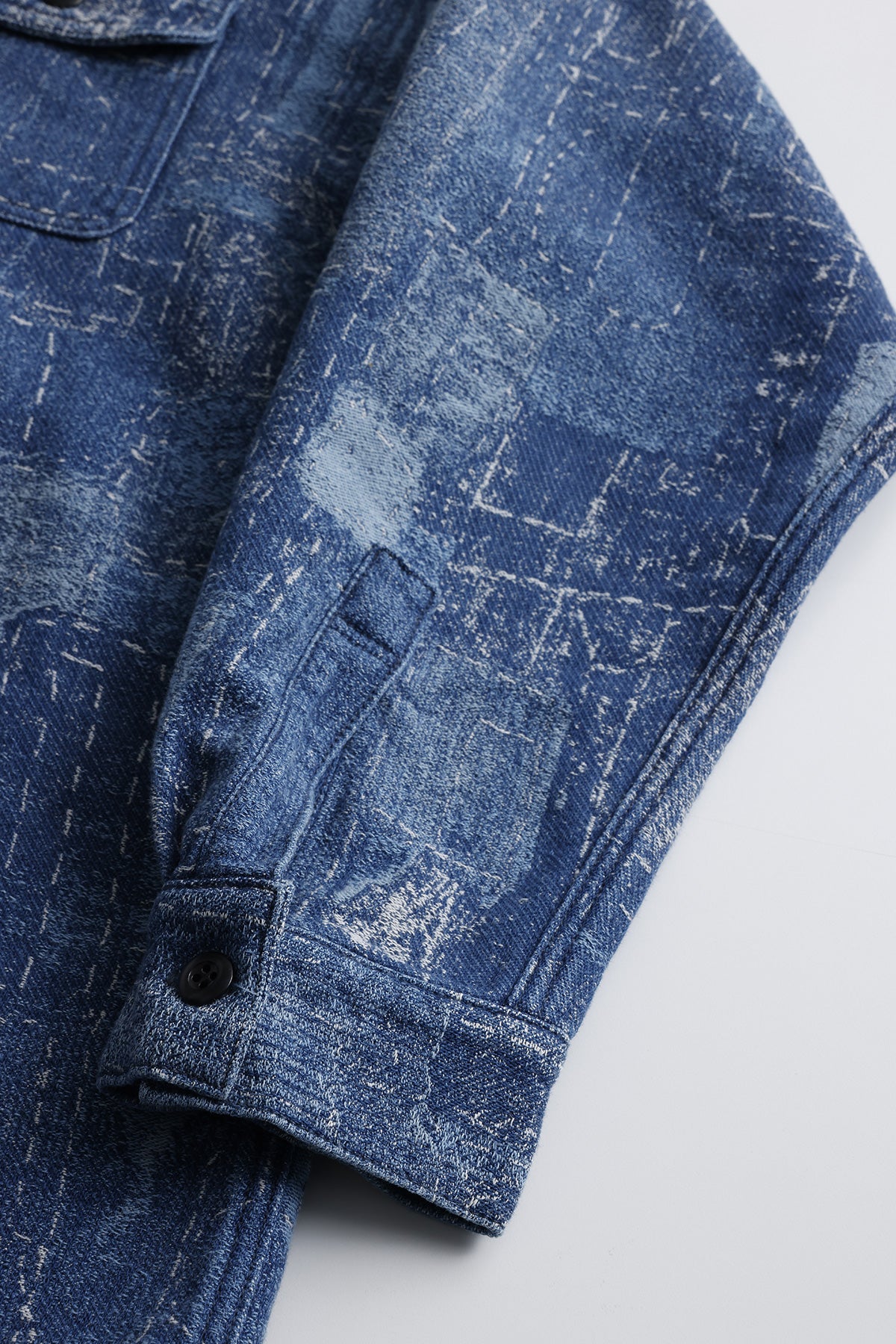 BORO JACQUARD SHIRT JACKET 3YR WASH