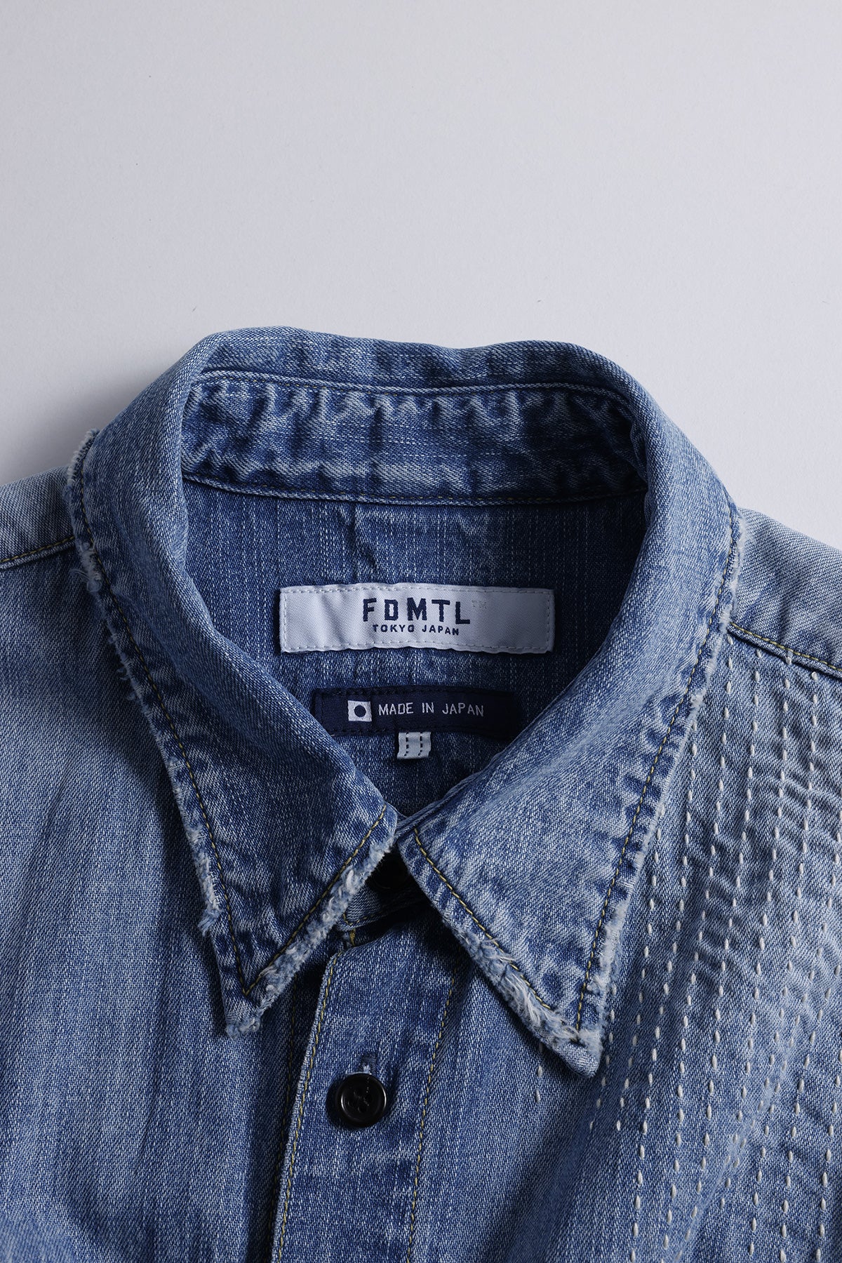 DENIM LONG SHIRT 5YR WASH