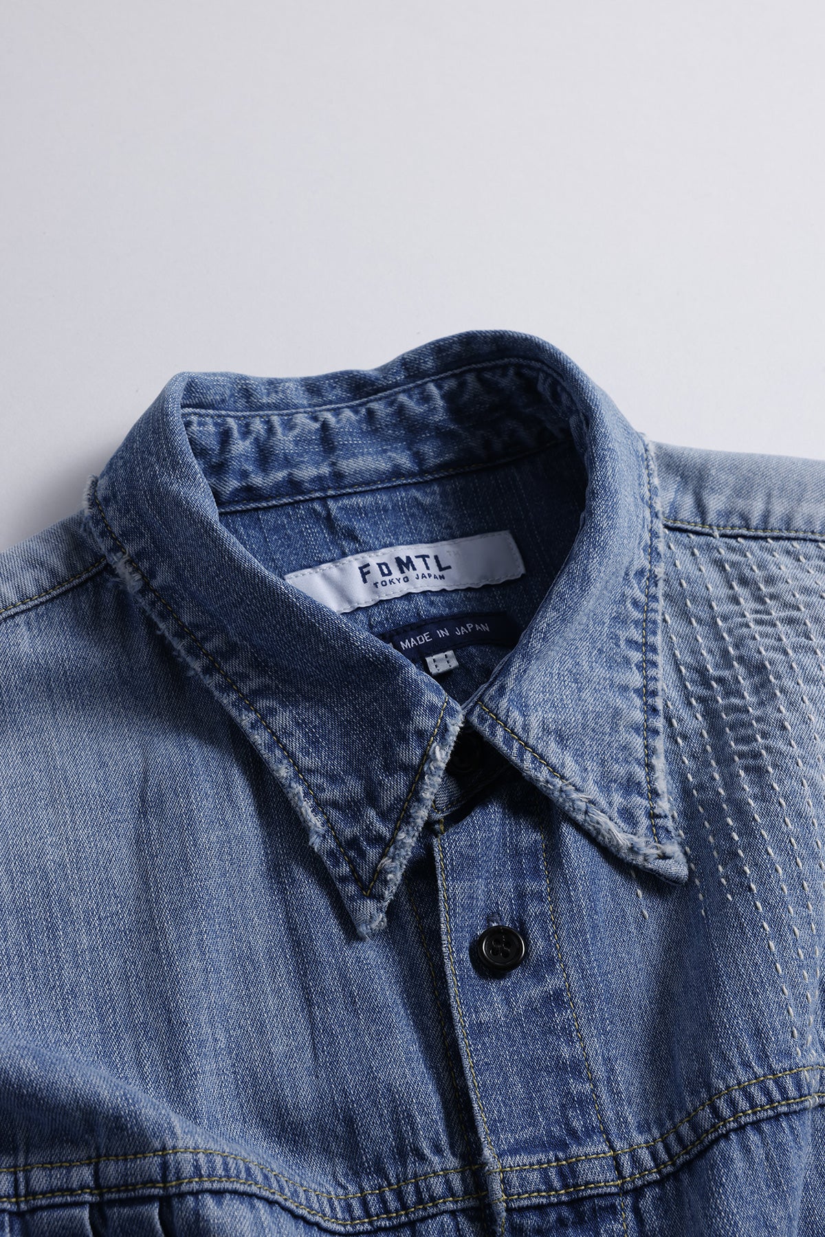 DENIM LONG SHIRT 5YR WASH