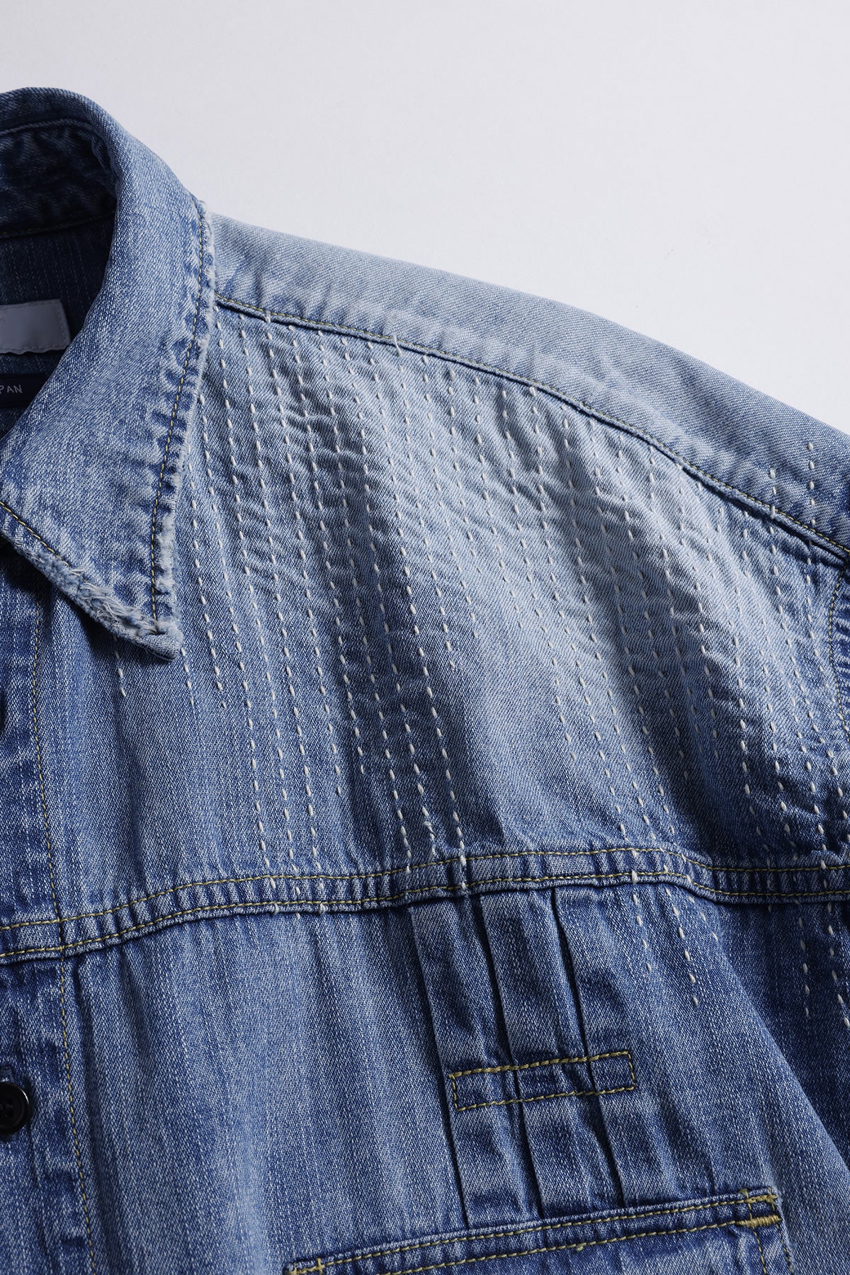 DENIM LONG SHIRT 5YR WASH