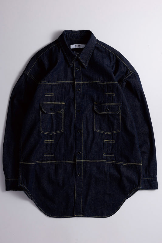 DENIM LONG SHIRT RINSE