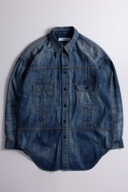 DENIM LONG SHIRT 3YR WASH