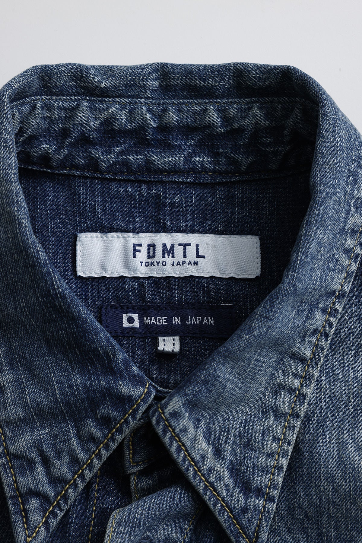 DENIM LONG SHIRT 3YR WASH