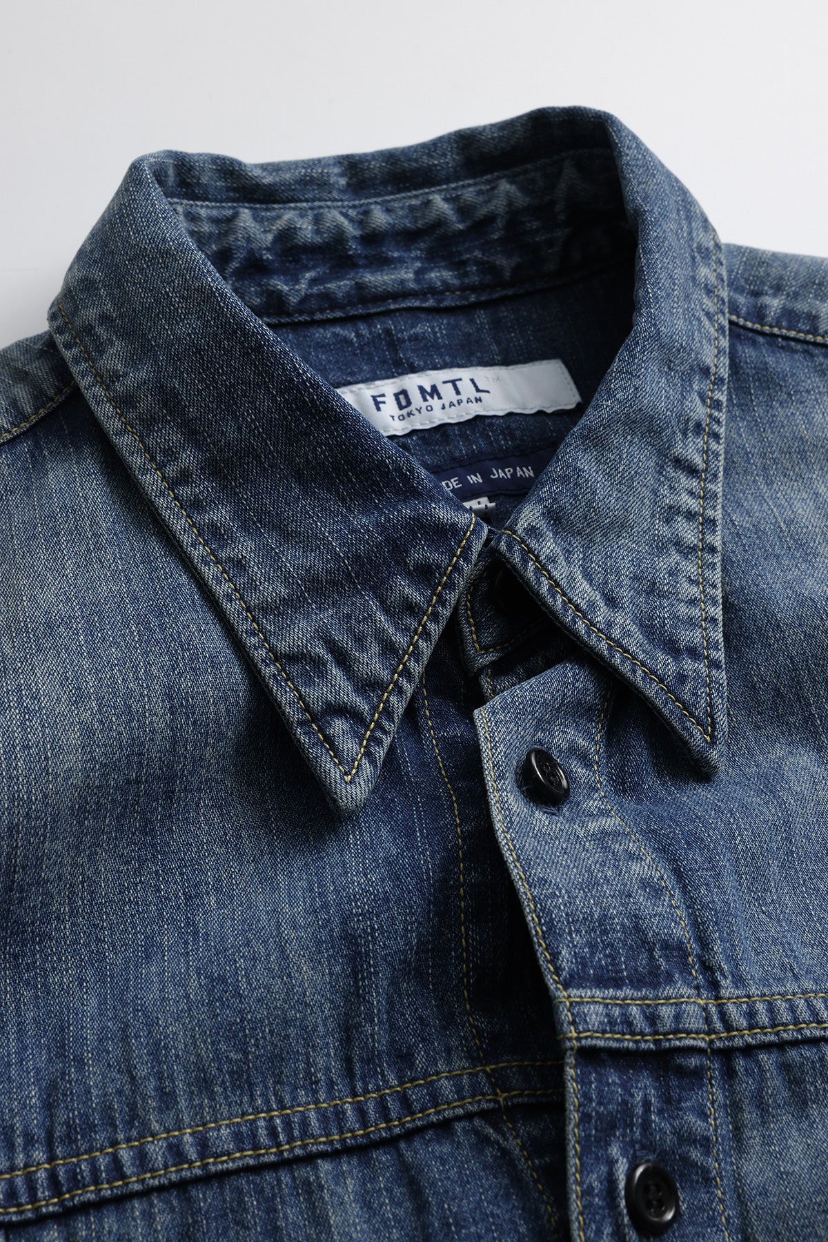 DENIM LONG SHIRT 3YR WASH