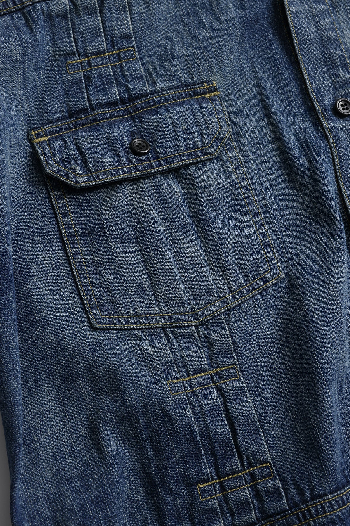 DENIM LONG SHIRT 3YR WASH