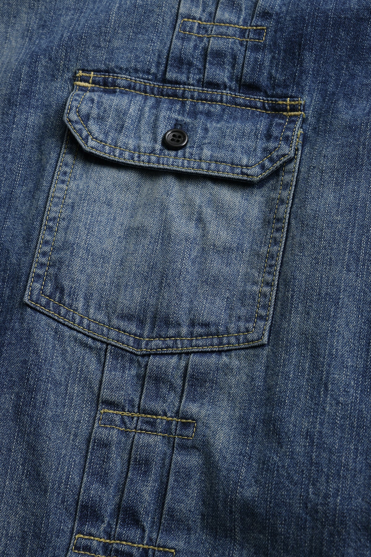 DENIM LONG SHIRT 3YR WASH