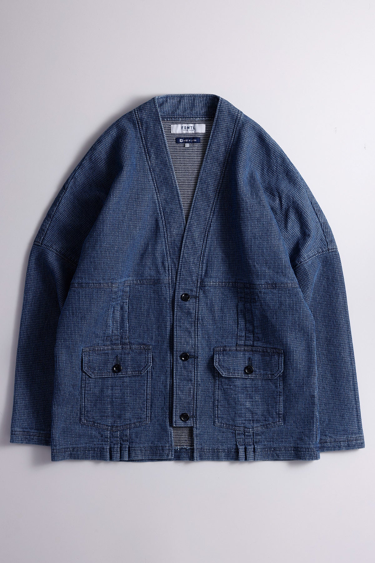 PLEATS CARDIGAN 3YR WASH