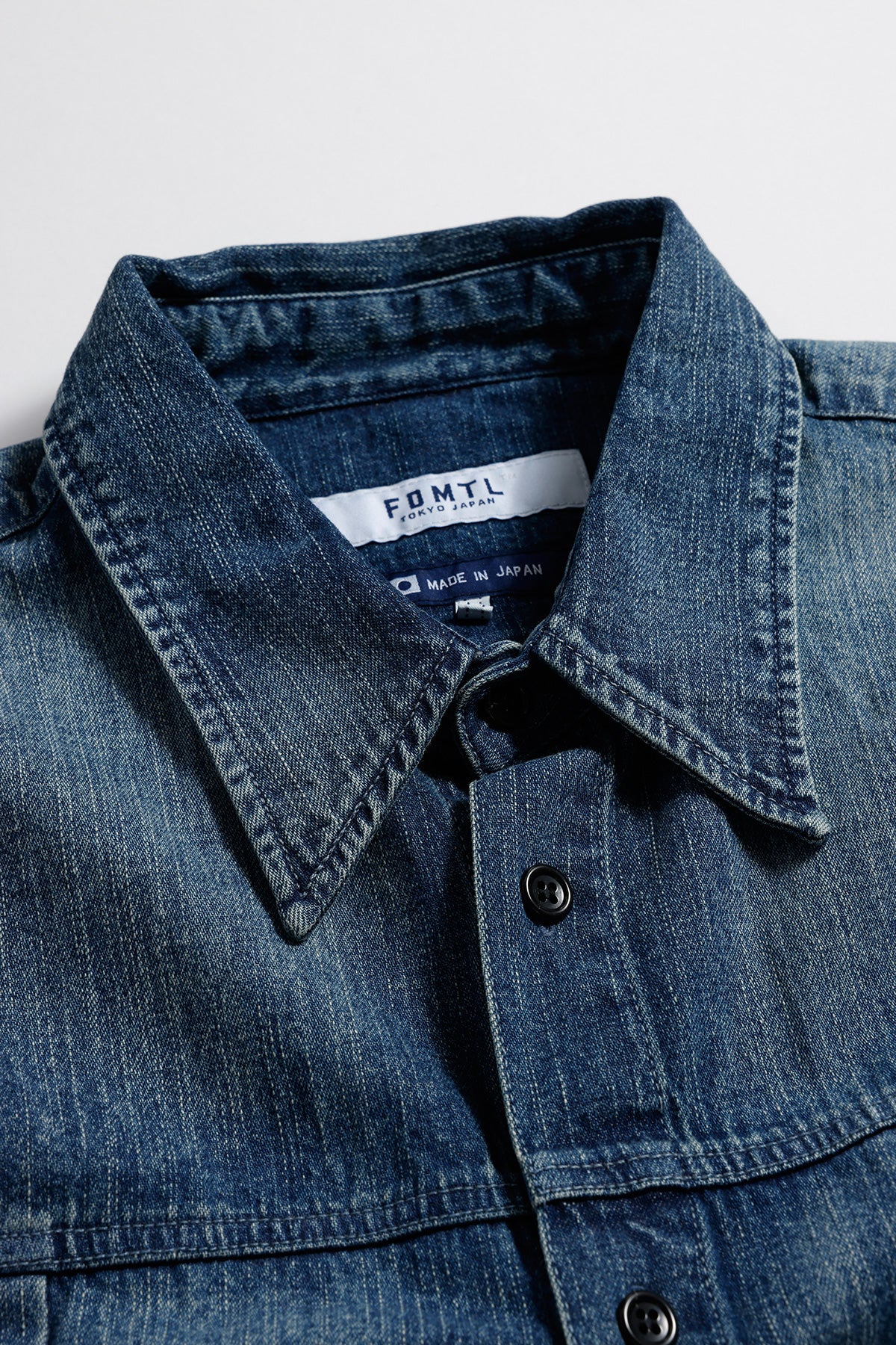 DENIM LONG SHIRT 3YR WASH