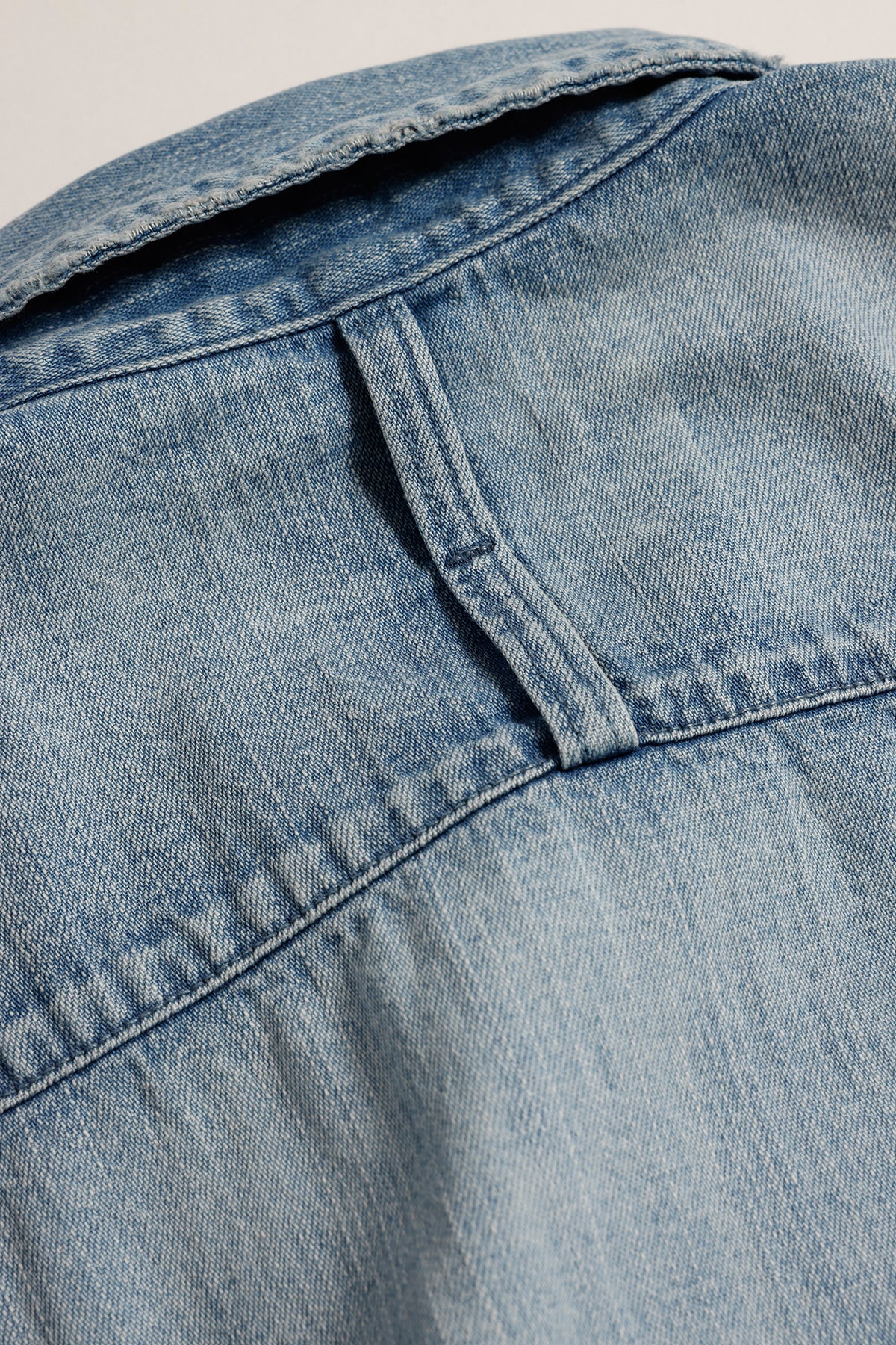 DENIM LONG SHIRT 5YR WASH