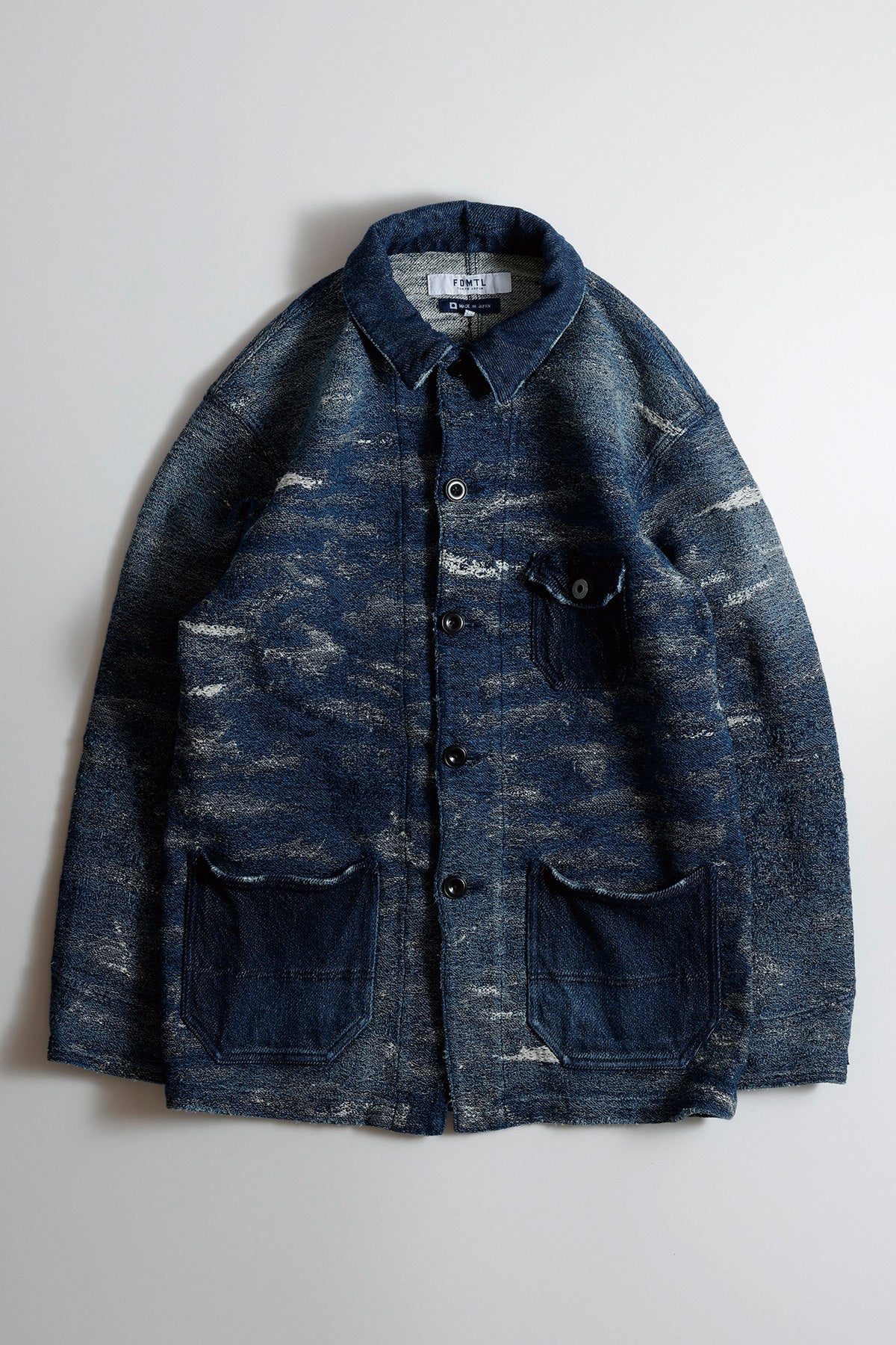 JACQUARD DENIM COVERALL 5YR WASH