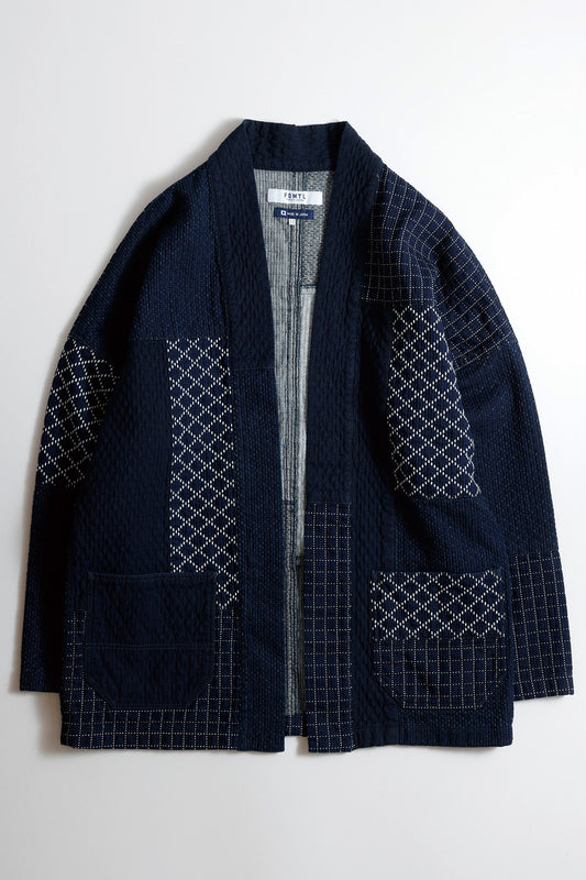 PATCHWORK HAORI JACKET RINSE