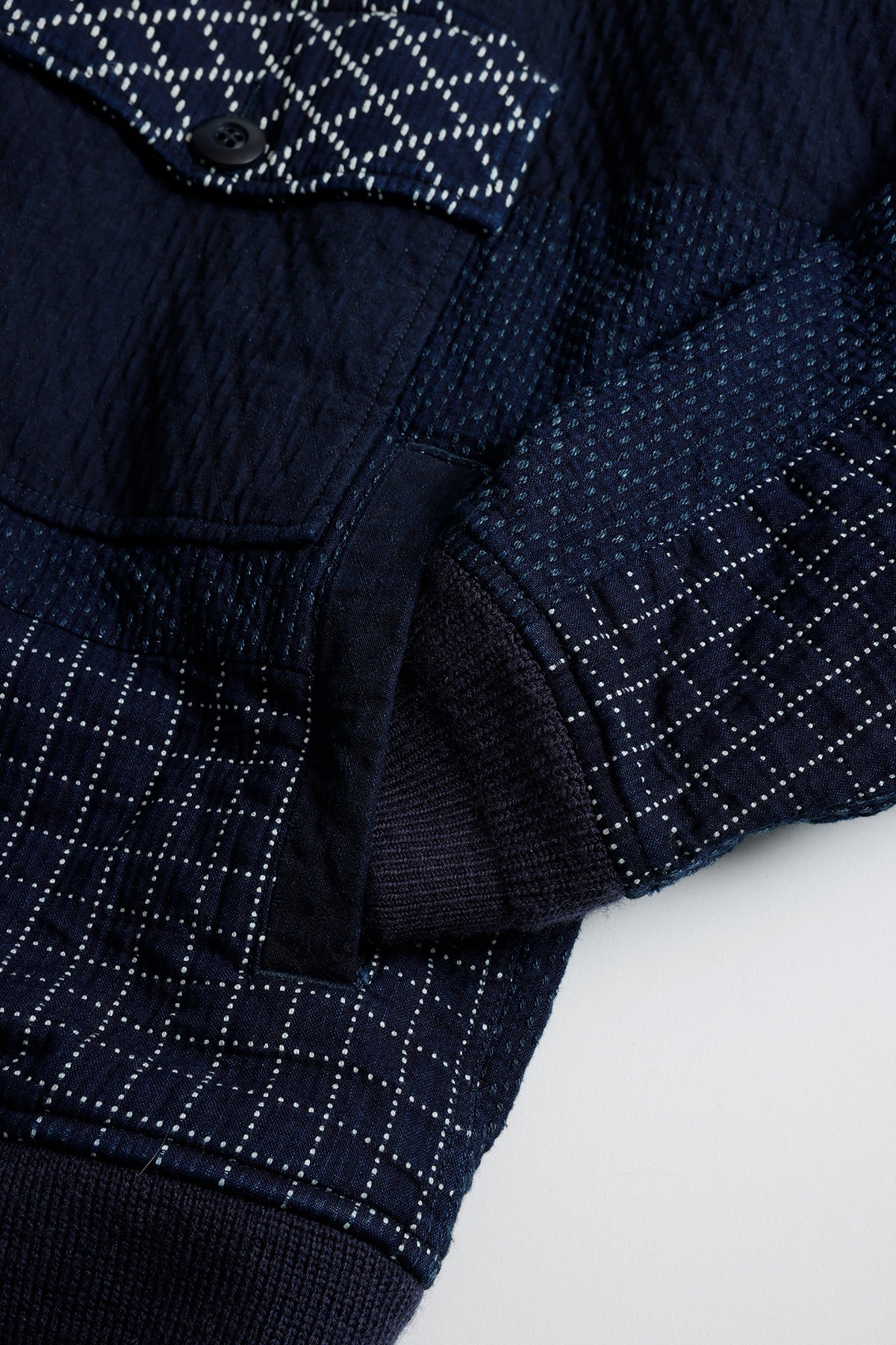 PATCHWORK POCKET JACKET RINSE