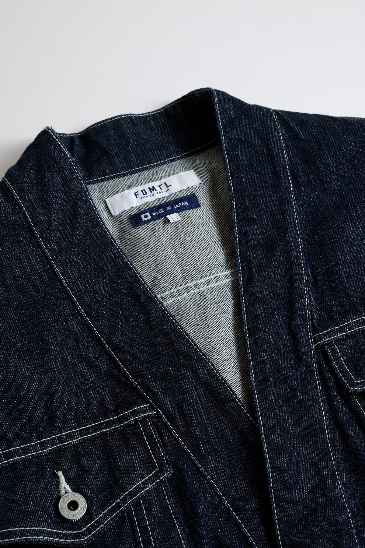 DENIM HAORI JACKET RINSE