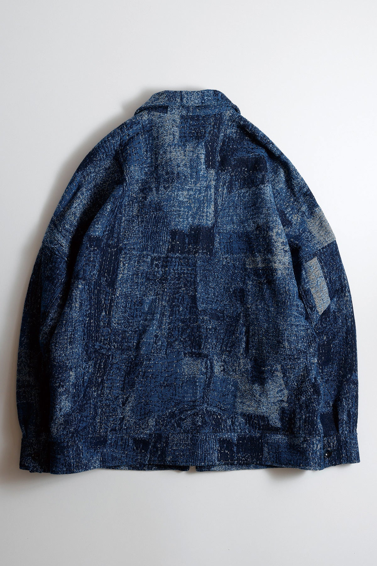 JACQUARD BORO BLOUSON RINSE