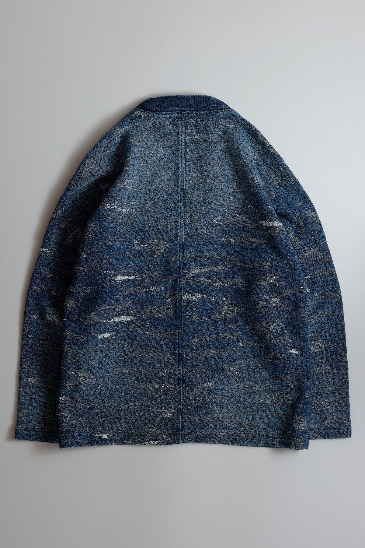 JACQUARD DENIM CARDIGAN 2YR WASH