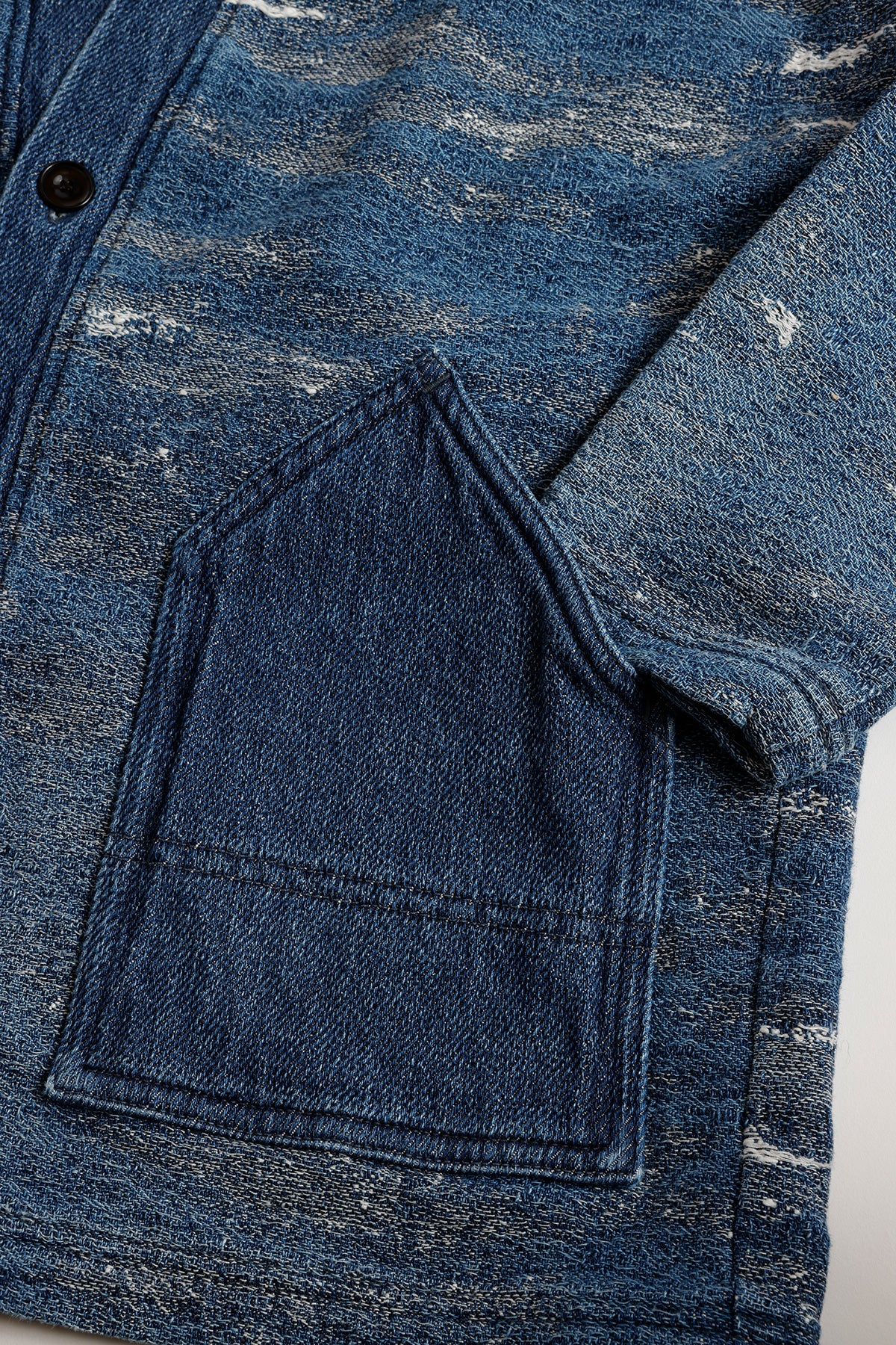 JACQUARD DENIM CARDIGAN 2YR WASH