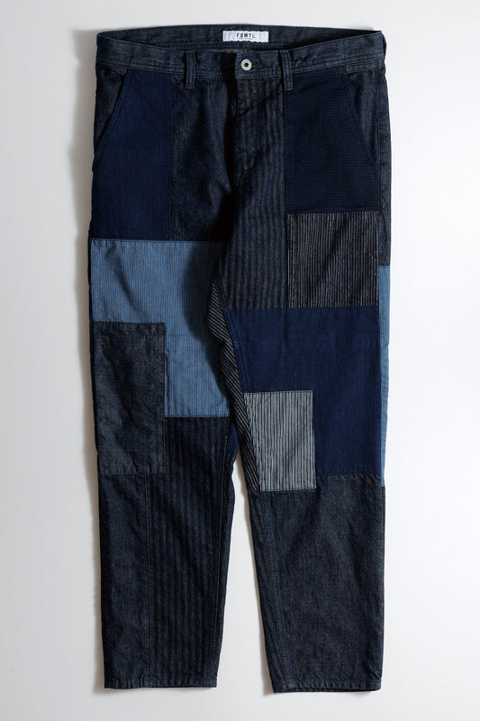 PATCHWORK PANTS RINSE