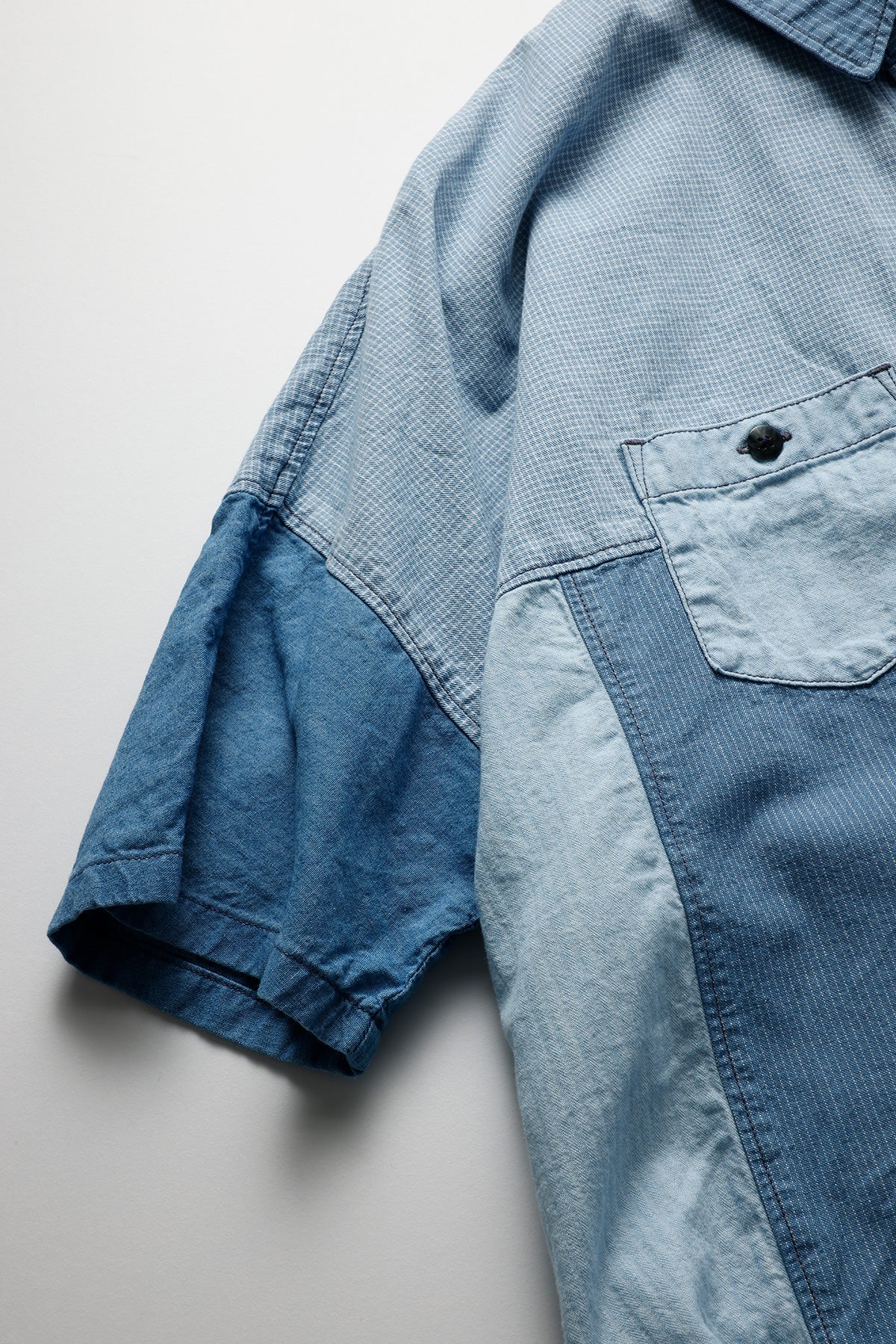 PATCHWORK S/S SHIRT 3YR WASH