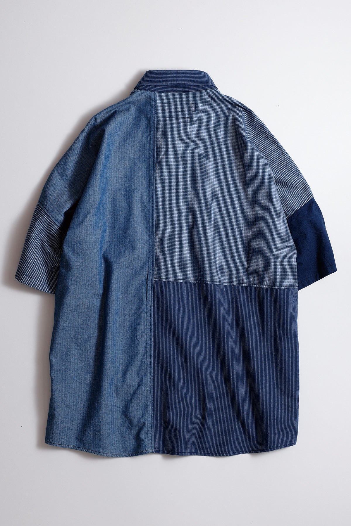 PATCHWORK S/S SHIRT RINSE